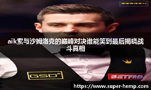 aik索与沙姆洛克的巅峰对决谁能笑到最后揭晓战斗真相